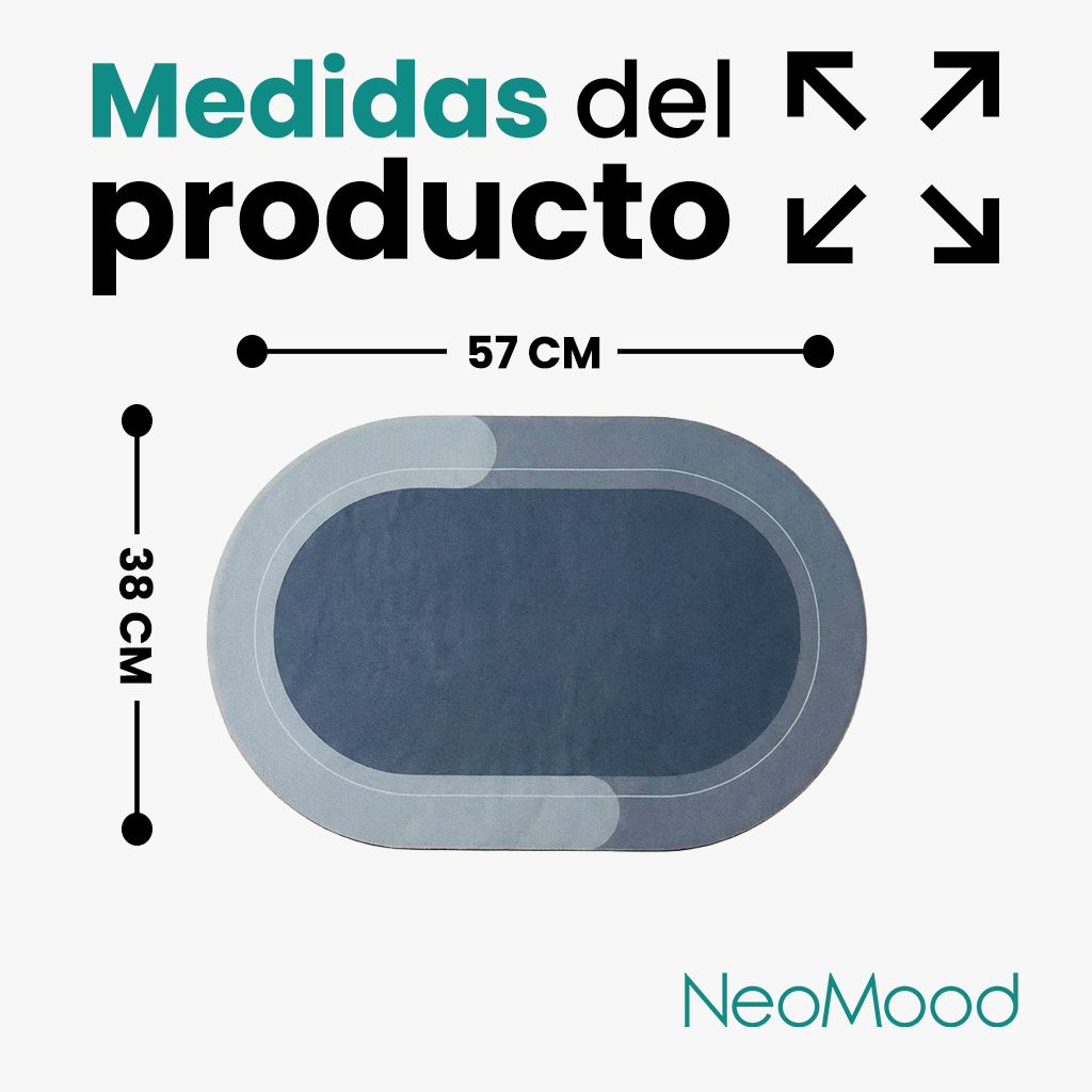 Alfombra Mágica Neomood™ | Secado rápido y antideslizante